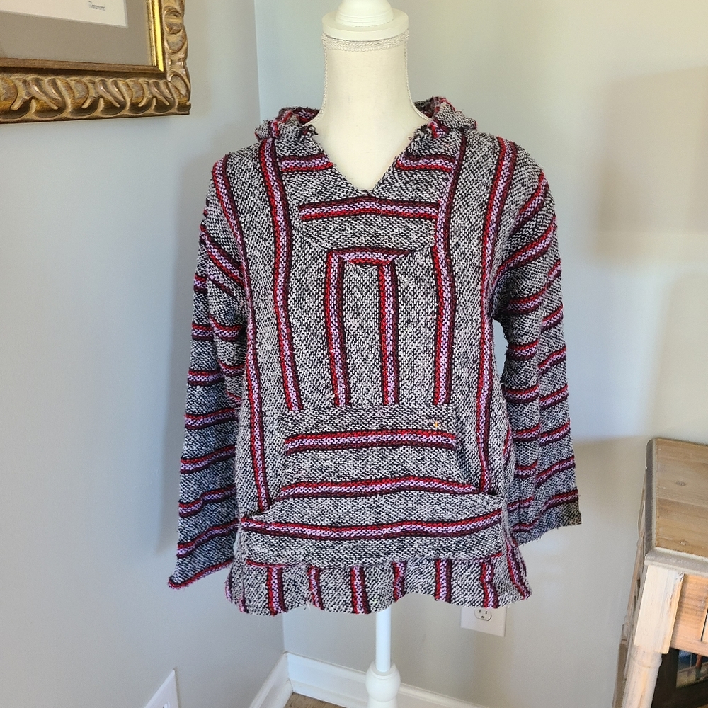 Vintage 90's Franks Textiles Baja hoodie Size medium
